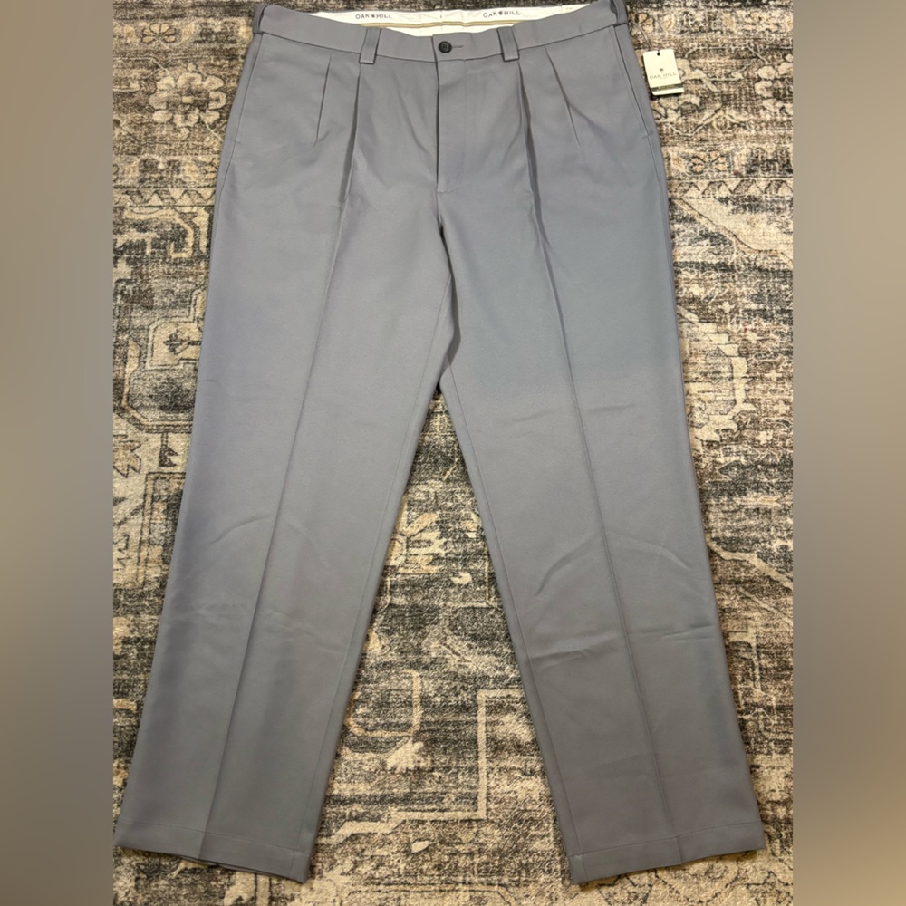 NWT Oak Hill Men’s Gray Dress‎ Pants Size 42x32